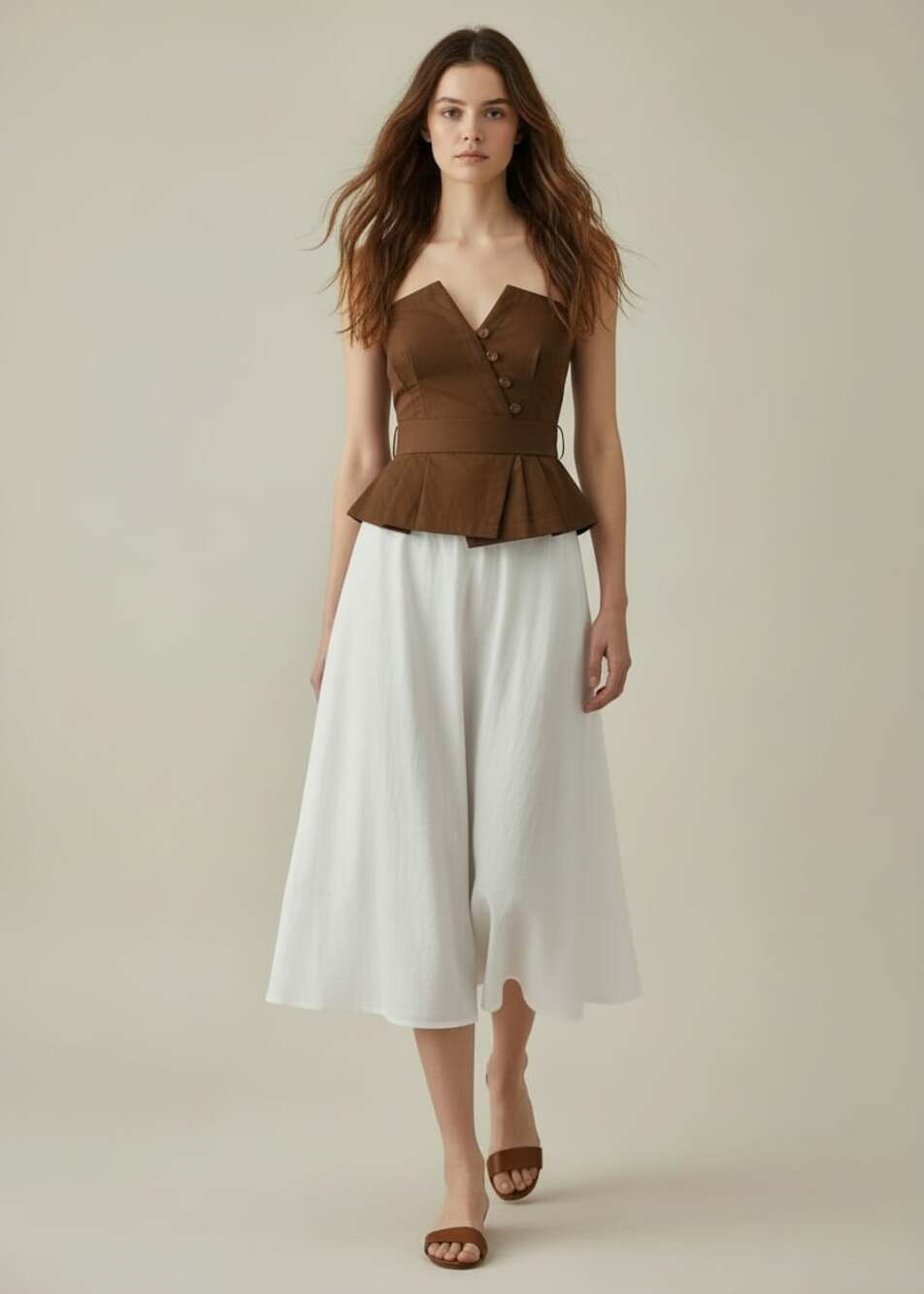 Free People Asymmetric Sleeveless Top